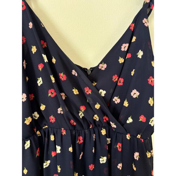 Madewell Wrap Confetti Floral Mini Dress Size 2 - Picture 5 of 12